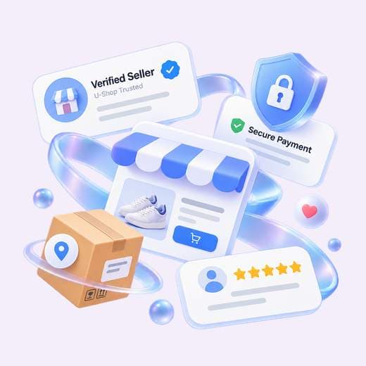 Seller verification and technology product illustration